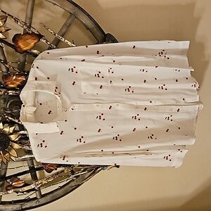 Beach lunge lounge cherries blouse